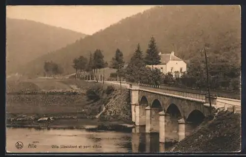 AK Alle, Villa Libolchant et pont d`Alle