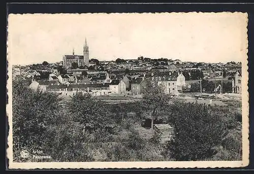 AK Arlon, Panorama aus der Vogelschau