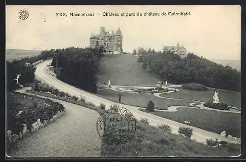 AK Nessonvaux, Chateau et parc du chateau de Colonheid