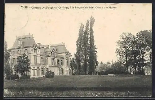 AK Melle, Chateau les Fougères à la Baronne de Saint Genois des Mottes