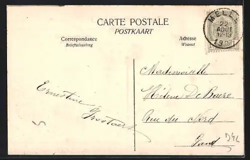 AK Melle, Chateau les Fougères à la Baronne de Saint Genois des Mottes