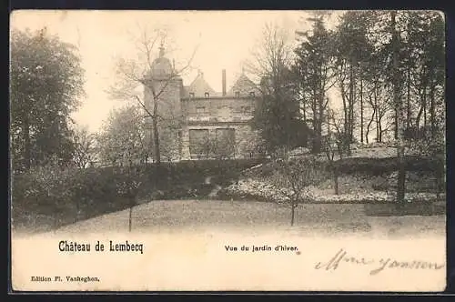 AK Lembecq, Le Chateau-Vue du jardin d`hiver