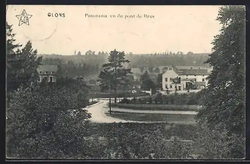 AK Glons, Panorama vu du pont de Brus