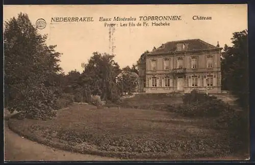 AK Nederbrakel, Eaux Minèrales Topbronnen-Chateau