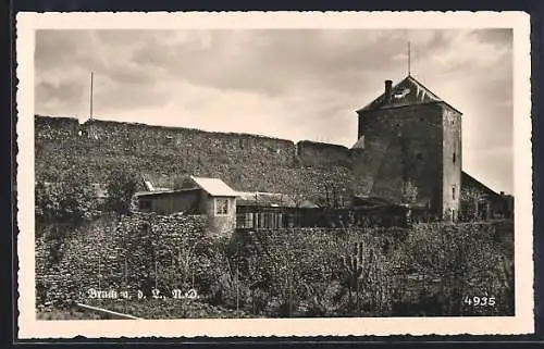 AK Bruck a. d. L., Blick zur Burg