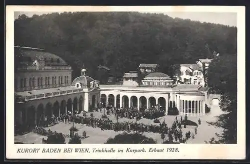 AK Baden bei Wien, Trinkhalle im Kurpark