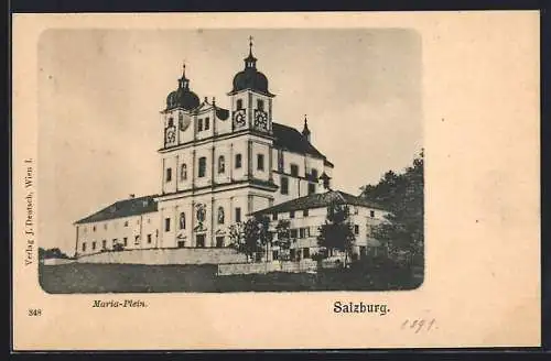 AK Salzburg, Wallfahrtskirche Maria Plein