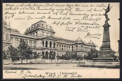 AK Wien, Universität und Denkmal