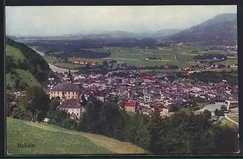 AK Hallein, Blick auf die Stadt und ins Land