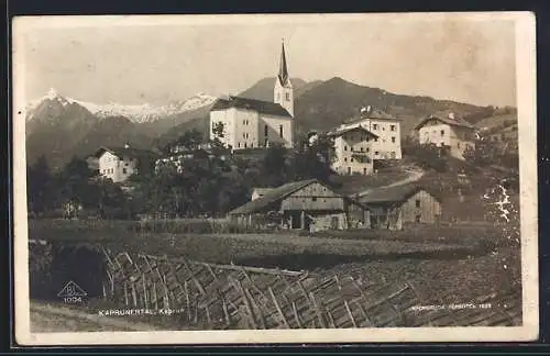 AK Kaprun / Kaprunertal, Blick zur Kirche