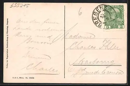 AK Bregenz a. B., Promenade am See