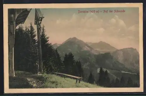 AK Dornbirn, Wegekreuz auf der Schwende