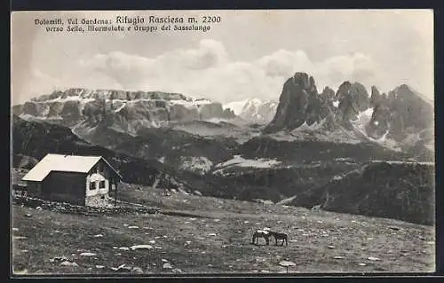 AK Rifugio Rasciesa /Val Gardena, Sella, Marmolata e Gruppo del Sassolungo