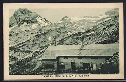 AK Knorrhütte, Berghütte des A. V. S. München