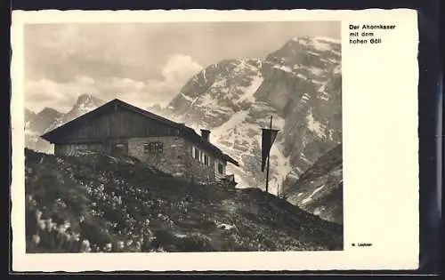 AK Oberahorn-Alm /Berchtesgadener Land, Pfad zur Berghütte