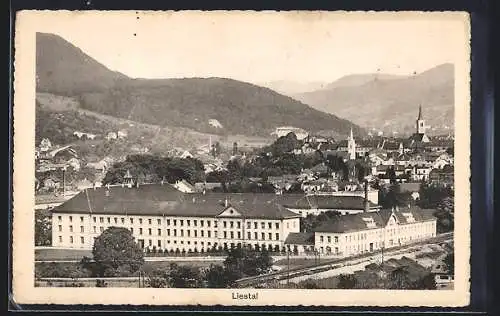 AK Liestal, Teilansicht mit Bergen