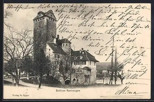 AK Aarwangen, Blick auf das Schloss