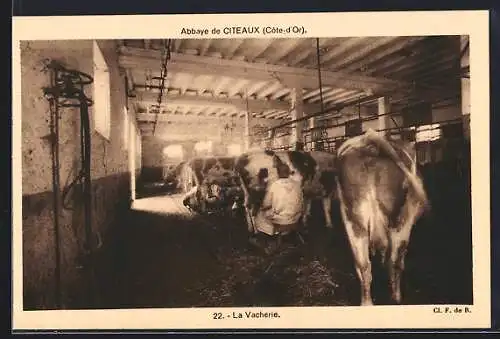 AK Abbaye de Citeaux, La Vacherie