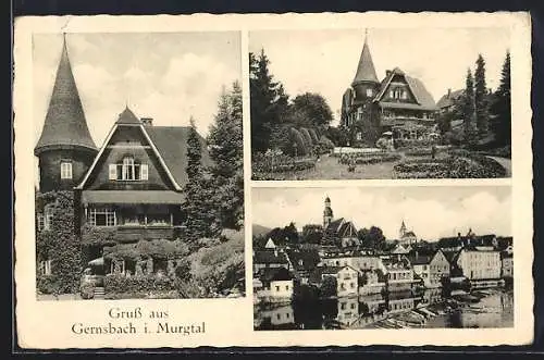 AK Gernsbach i. Murgtal, NS-Müttererholungsheim, Ortsansicht