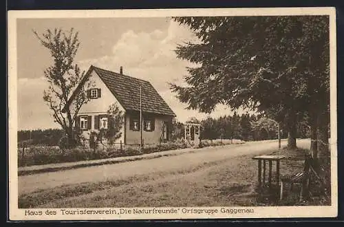 AK Gaggenau, Haus des Touristenvereins Die Naturfreunde