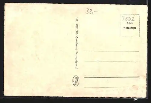 AK Gaggenau i. Murgtal, Teilansicht im Frühling