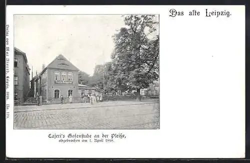 AK Leipzig, Cajeri`s Restaurant Gosenstube an der Pleisse