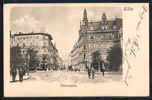 AK Köln-Neustadt, Partie am Friesenplatz