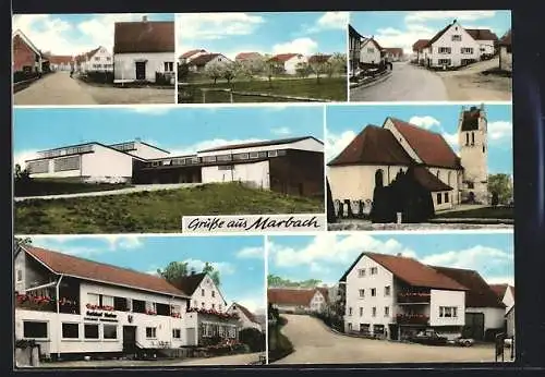 AK Marbach / Riedlingen, versch. Ortsansichten