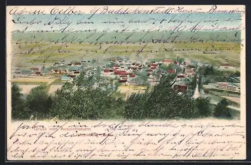 AK Lichtenberg / Burgberg, Blick vom Aussichtsturm