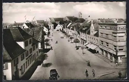 AK Buchau / Federsee, Blick auf den Marktplatz