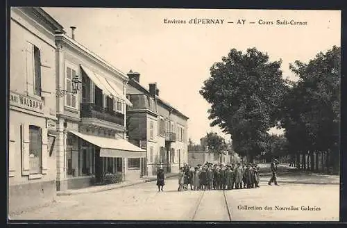 AK Ay, Cours Sadi-Carnot, Strassenpartie