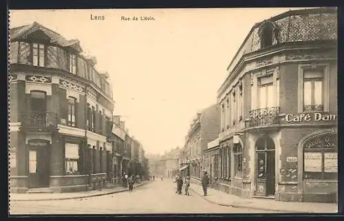 AK Lens, Rue de Lievin, Café