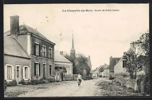 AK La Chapelle-du-Bois, Route de Saint-Cosme