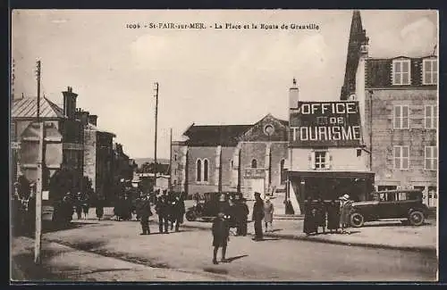 AK St-Pair-sur-Mer, La Place et la Route de Granville