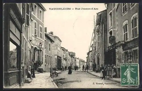 AK Vaucouleurs, Rue Jeanne d`Arc