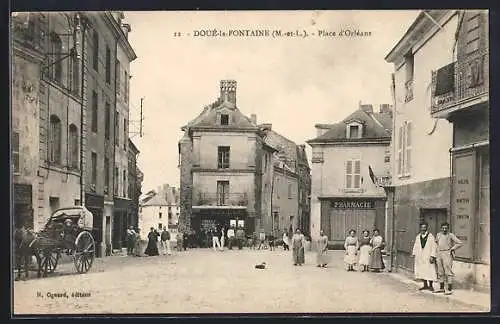 AK Doué-la-Fontaine, Place d`Orléans