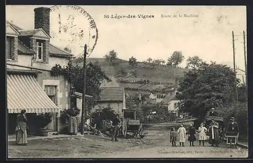 AK St-Léger-des-Vignes, Route de la Machine