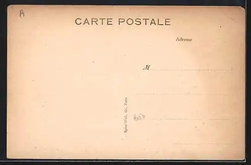 AK Paris, Central-Hotel, 40, Rue du Luvre