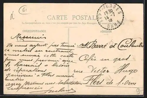 AK Sept-Forges, Le Bourg, Vue d`ensemble