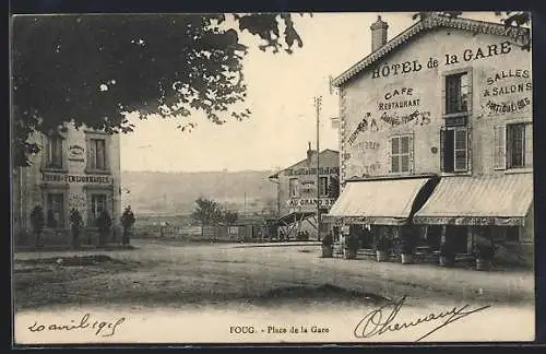 AK Foug, Hotel de la Gare, Place de la Gare