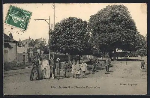 AK Montfermeil, Place des Marronniers