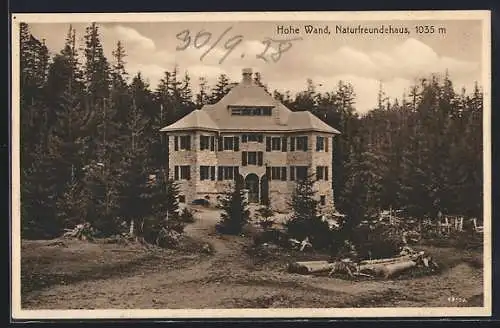 AK Hohe Wand, Naturfreundehaus