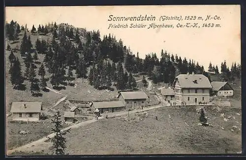 AK Schottwien /N.-Oe., Friedrich Schüler Alpenhaus am Sonnwendstein