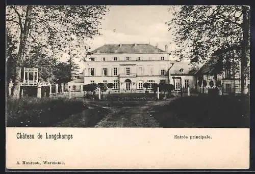 AK Waremme, Le Chateau de Longchamps, Entrèe principale