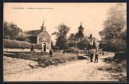 AK Plainevaux, Chateau et Chapelle de Strivay