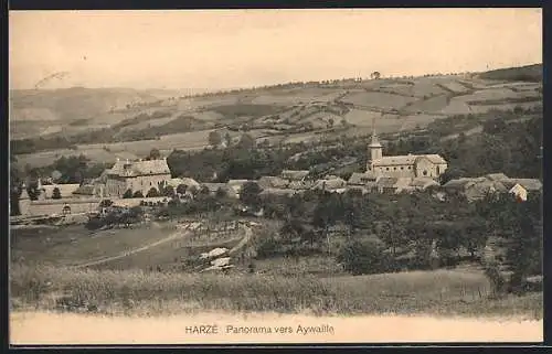 AK Harzé, Panorama vers Aywaille