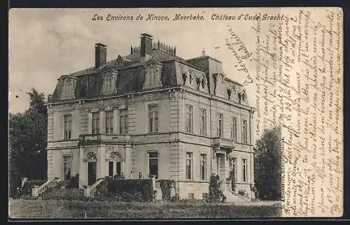 AK Ninove, Meerbeke, Chateau d` Oude Gracht