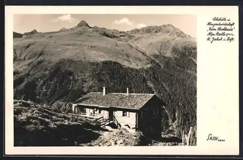 AK Skihütte Zum Hochkreuz, Alm-Gasthaus auf der Alpe Stalle