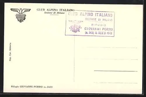 AK Rifugio Giovanni Porro, Club Alpino Italiano, Sezione di Milano