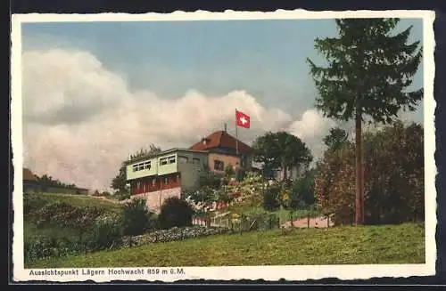 AK Regensberg, Aussichtspunkt Restaurant Lägern Hochwacht